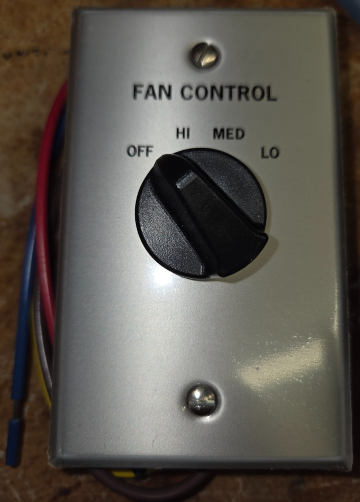 Carson MFG 3D312-3 Rotary Fan Control Switch