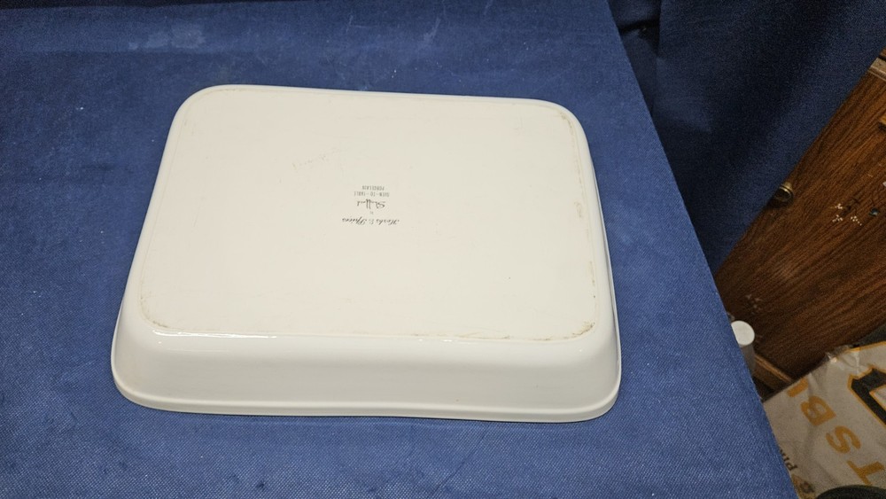 Vintage 1970's Shafford Dinnerware "Herbs & Spices" 12" Rectangular Baker EUC