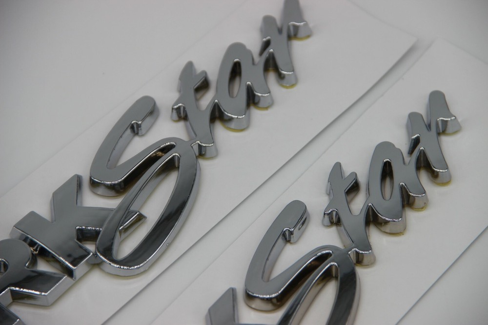 For International Truck Workstar Emblems Logo Silver/Chrome Colored