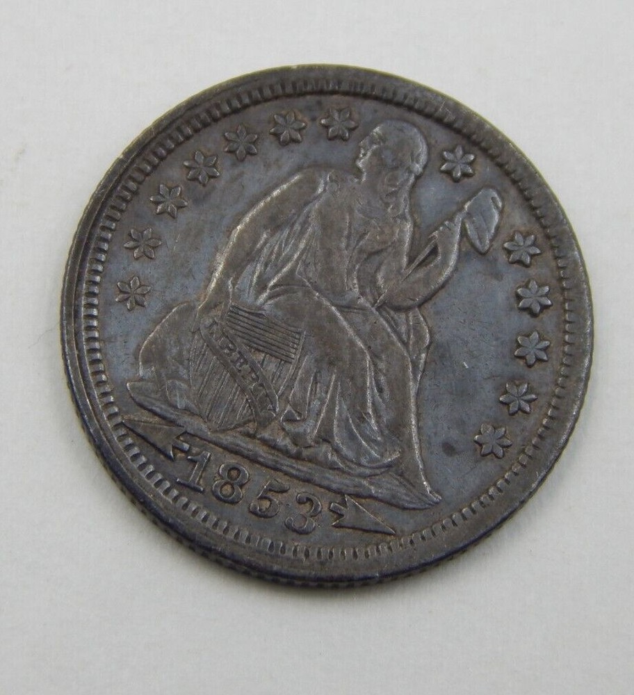 1853 Seated Liberty Silver Dime NICE (206)
