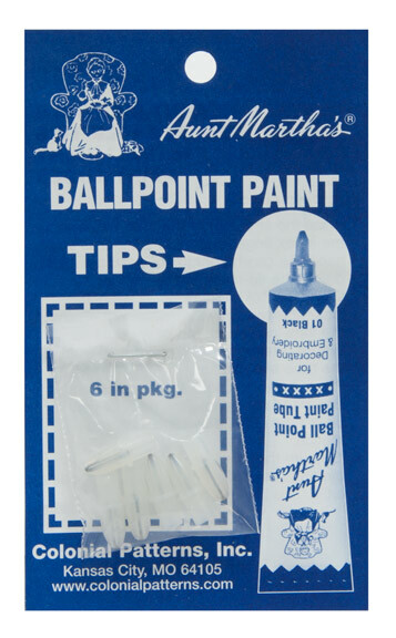 Aunt Martha's Aunt Martha's Ballpoint Paint Replacement Tips