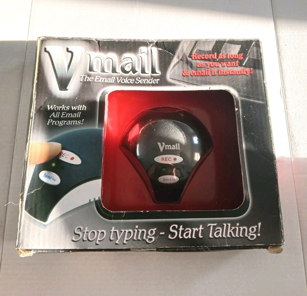 V mail The E-mail Voice Sender Stop Typing Start Talking Tech Tools
