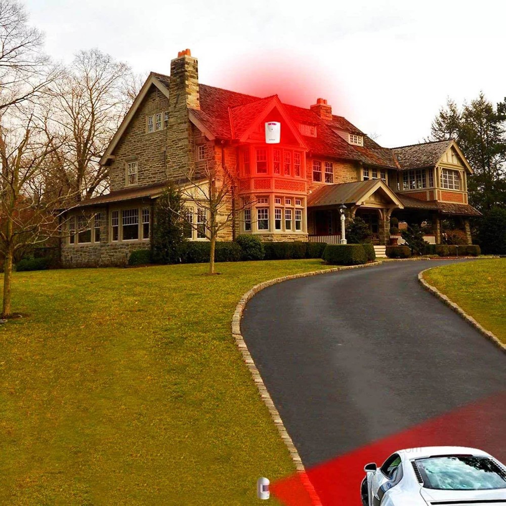 New 10ft-23ft Infrared Motion Sensor Home Garage Alert Security System
