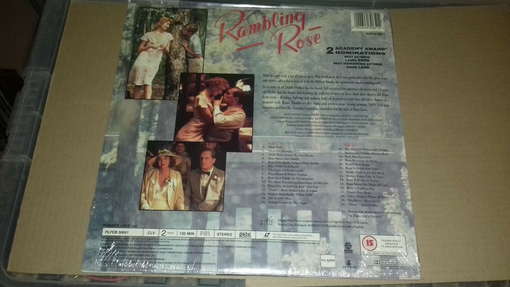 Rambling Rose Laserdisc