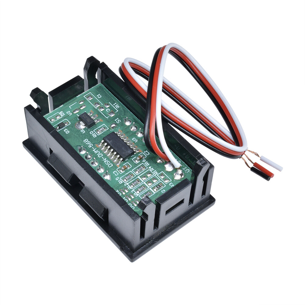 DC 0-100V LED Digital Display Voltmeter LED Voltage Panel Meter Blue Red Green