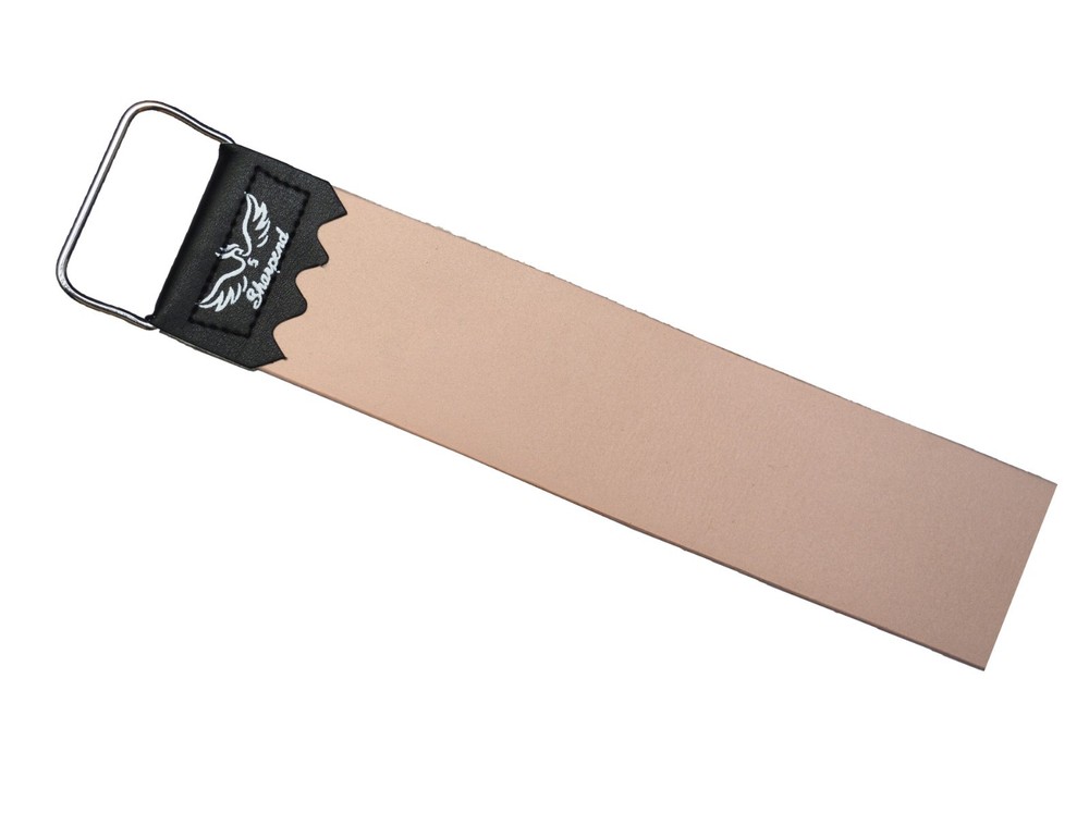 SHARPEND New Cow Leather Strop Belt Sharpening Tool With Black Fantasy Razor Set