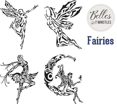 FARIES- Stencil - FREE SHIPPING!
