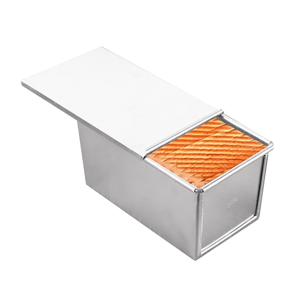 Pullman Loaf Pan 13x4in Aluminized Steel Nonstick Bread Pan Silver