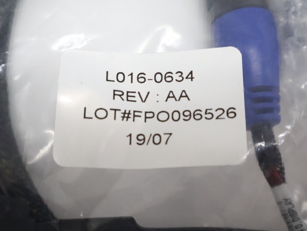 Genuine L016-0634 REV AA Interface Data Cable with Braided Sleeve Open Box