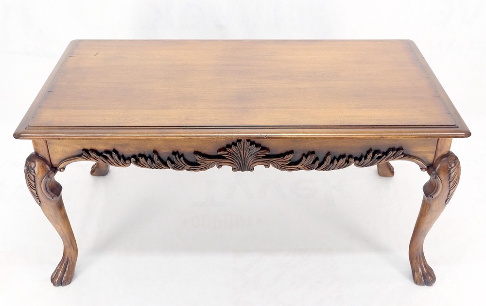 Spanish Colonial Carved Walnut 1 Drawer Writing Library Table Desk Console MINT!