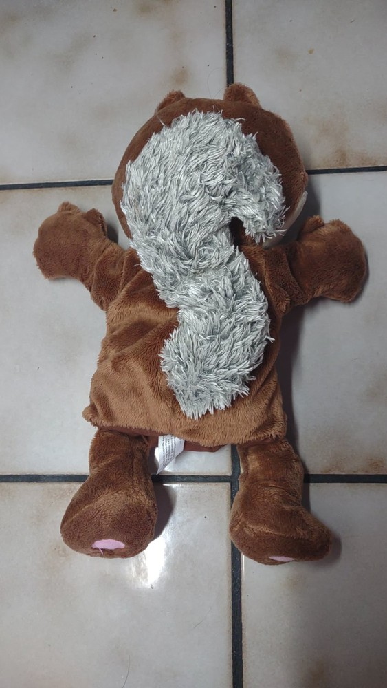 Merry Makers Scaredy Squirrel Hand Puppet Melanie Walt Plush