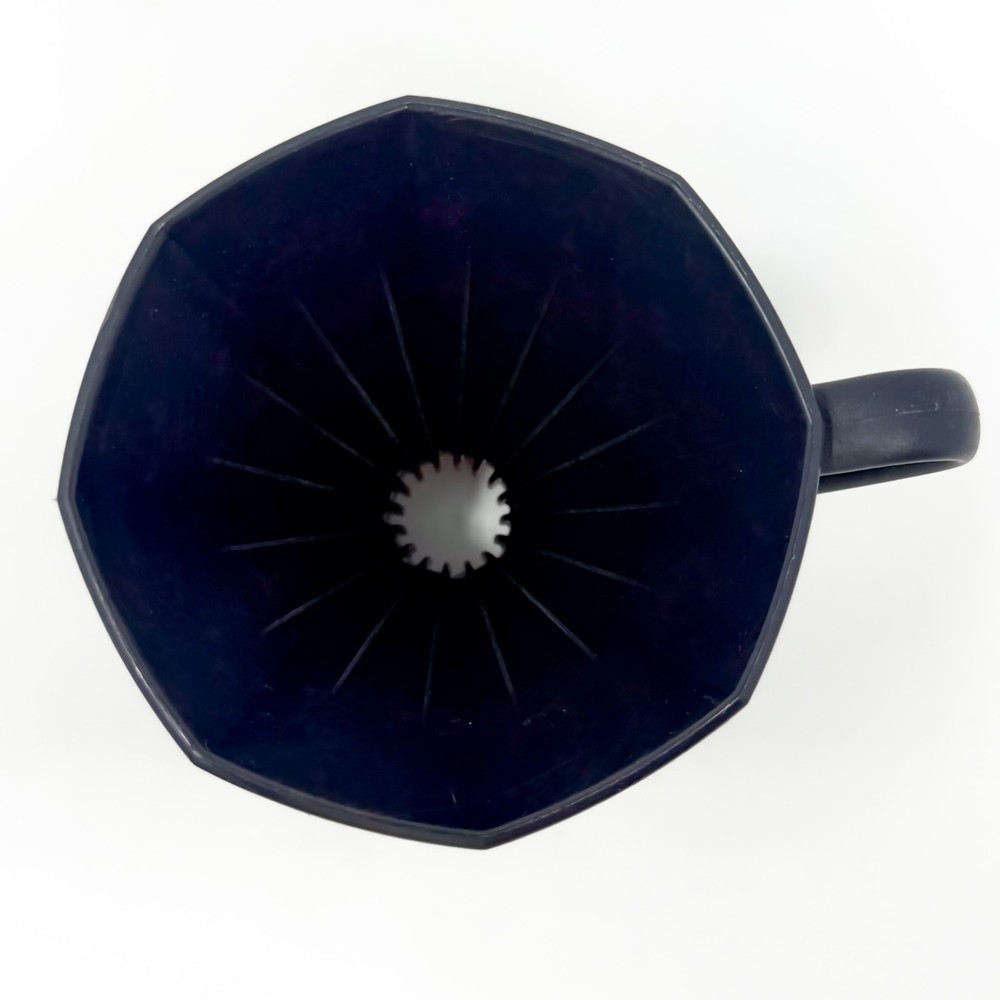 Bialetti 2-Cup Pour Over Drip Coffee Maker Black Plastic #06751 Small Batch Brew