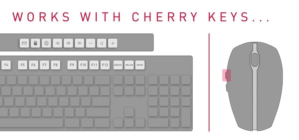 CHERRY KC 6000 SLIM Keyboard Black