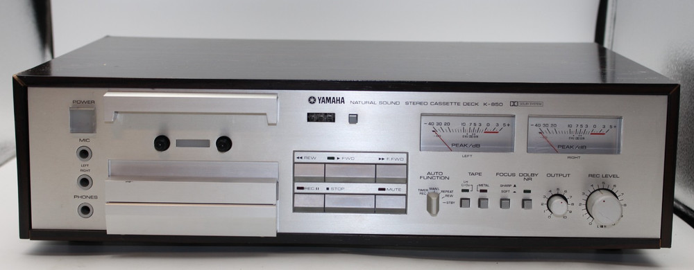 Yamaha N8 Series K850 Stereo Cassette Deck, TESTED!