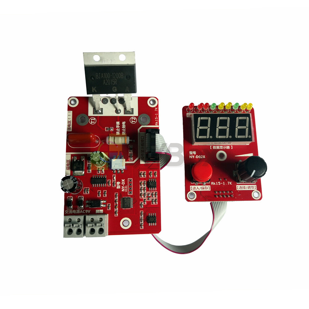 100A Spot Welder Machine Time Control Board Current Digital Display Controller