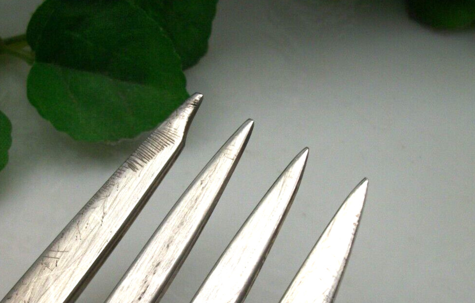 Reed & Barton SILVER BLOSSOM Silverplate Cold Meat Serving Fork 1955