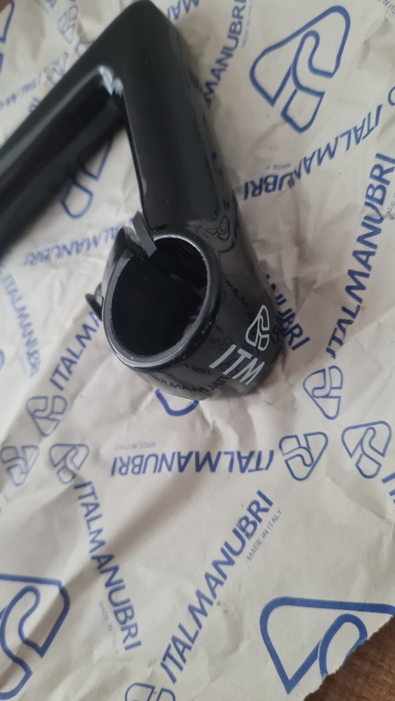 ITM Handlebar Mount Handlebar Support Black Vintage Nos 100MM