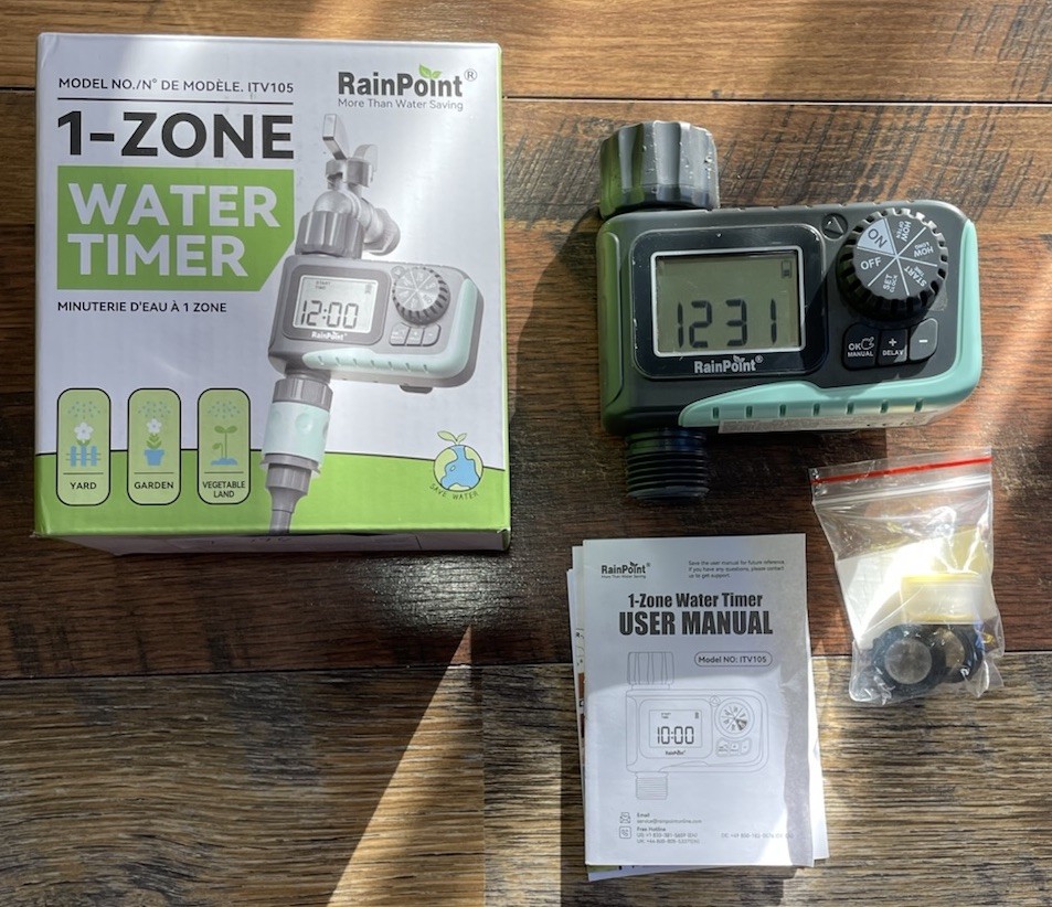 RainPoint Smart Irrigation Expert 1-Zone Water Timer ITV105
