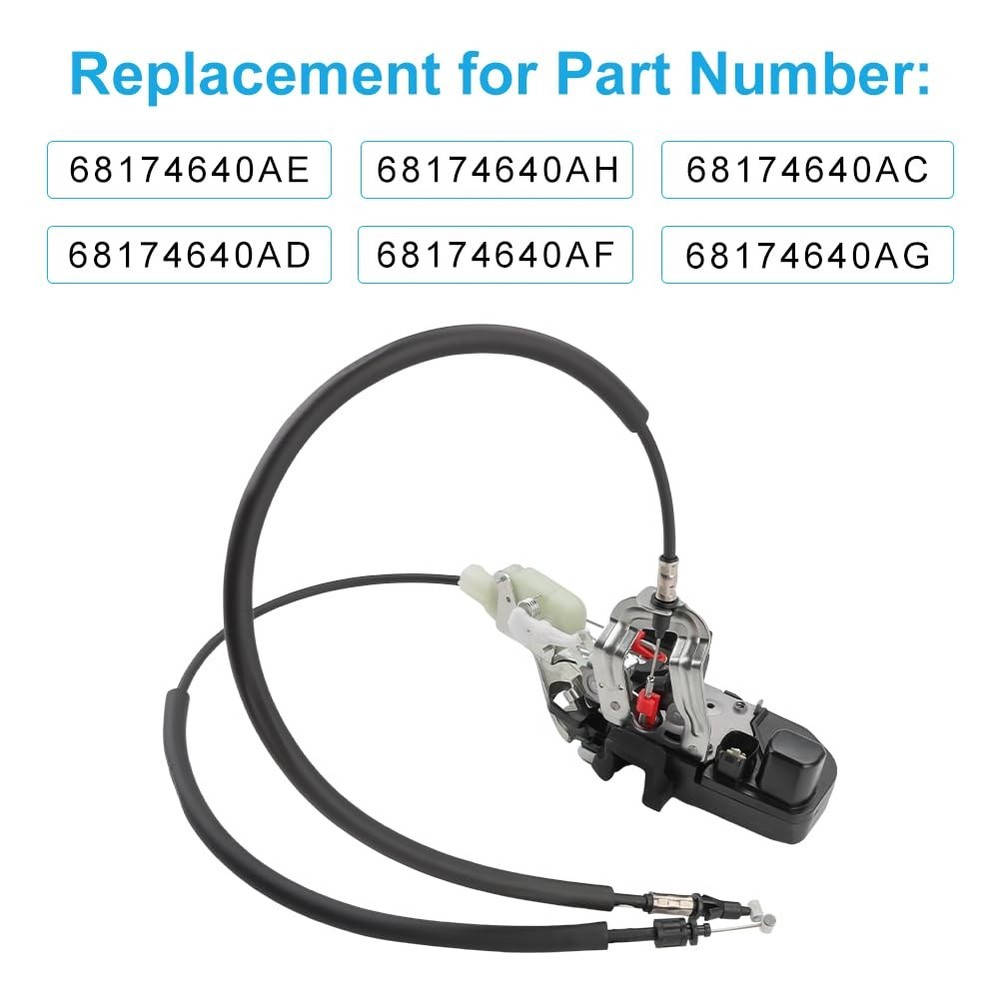 Door Lock Actuator w/Latch Compatible with Dodge Challenger 2015-2023 Replace...
