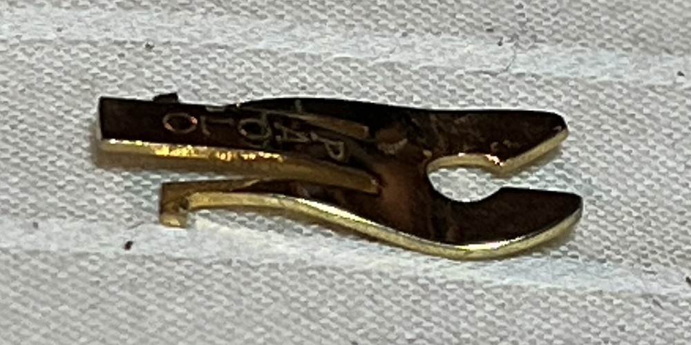 Shiny Brass Zipper Paolo