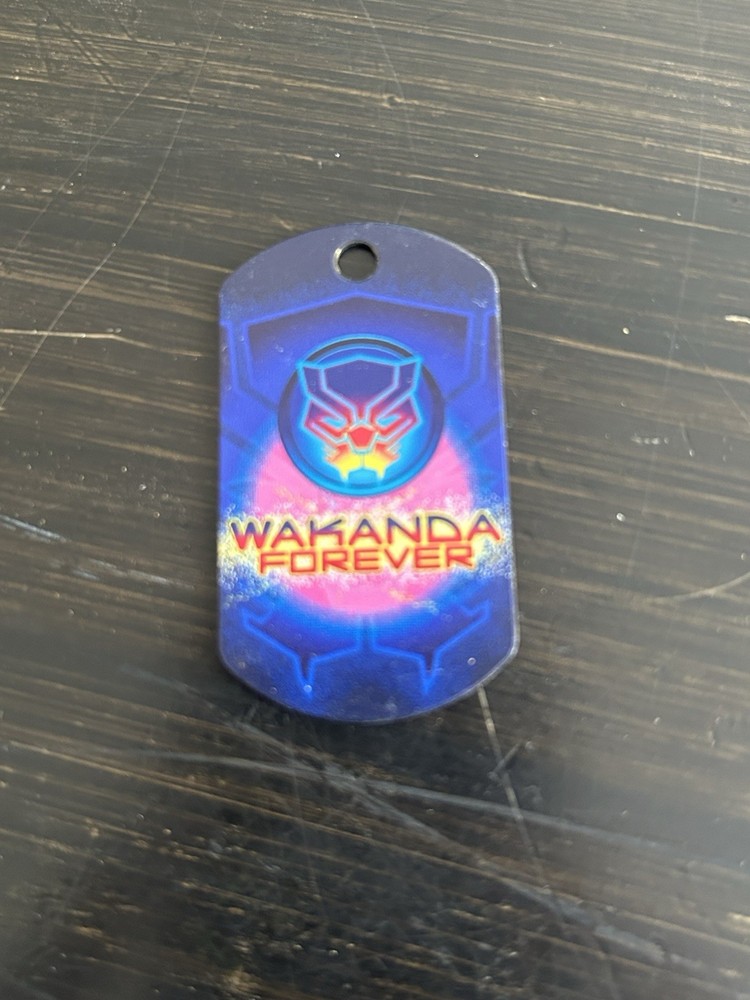 MARVEL Black Panther Wakanda Forever Blank Pet ID Tag 5 Pack