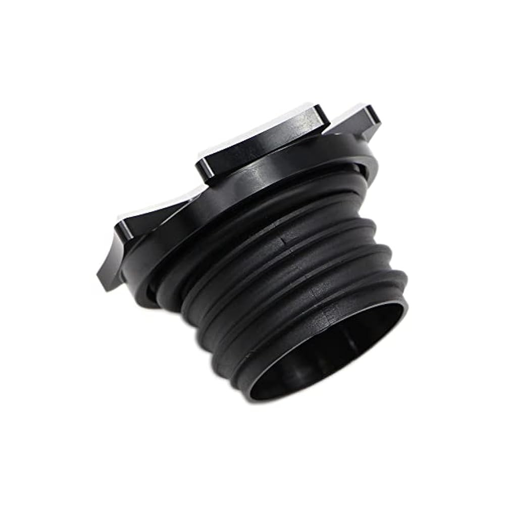 For Right,h Thread Gas Cap Dyna/Softail 2000,2017 Black with Silver Edge