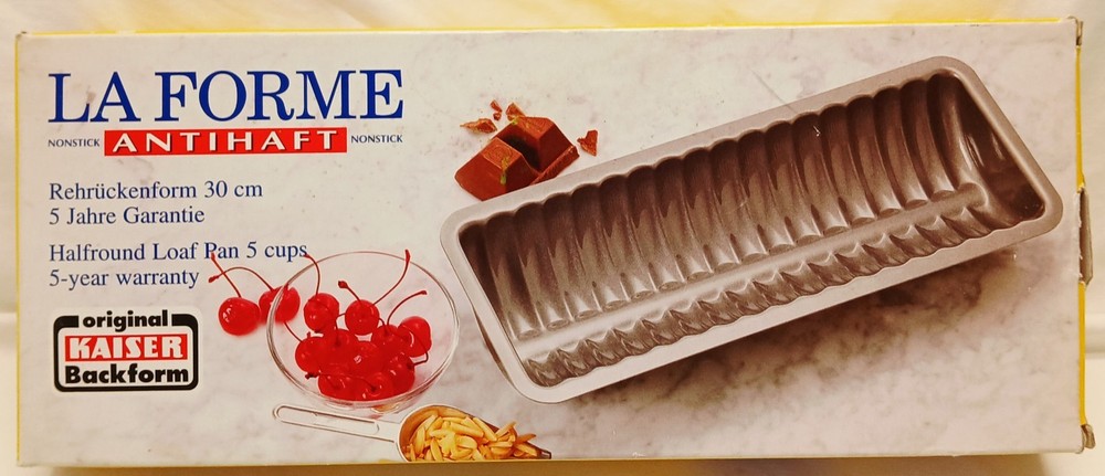 La Forme Half Round Loaf Pan Almond Cake