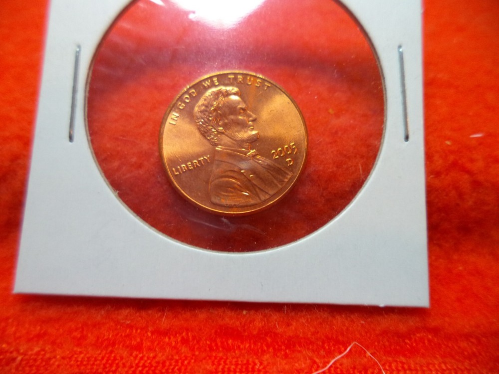2005 D 1C Lincoln-MEMORIAL RD Lincoln Cent UNC