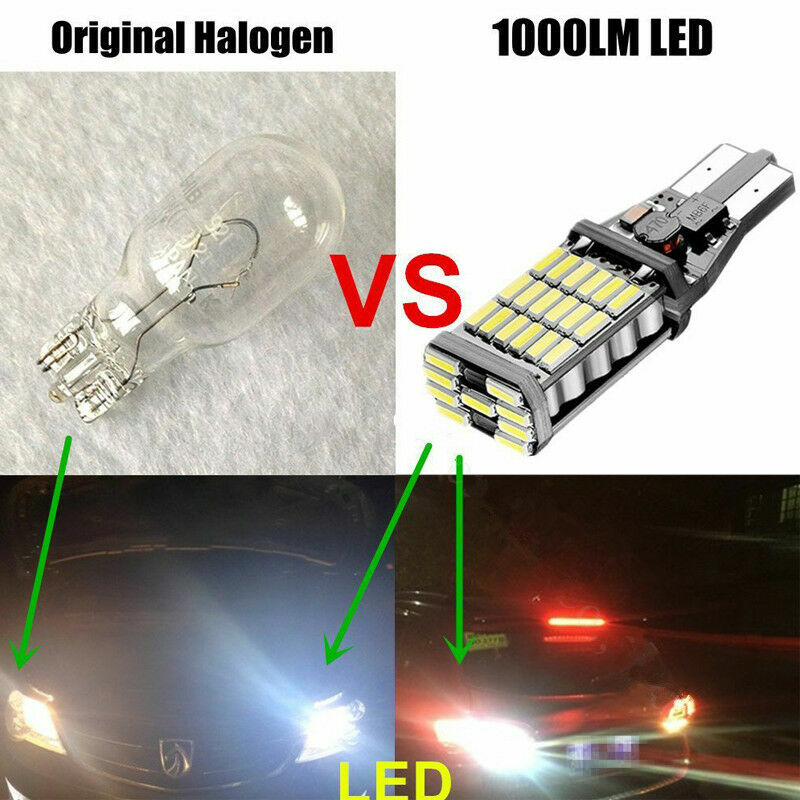 2PC LED Backup Reverse Light Bulbs Kit T15 921 6000K For Dodge Durango 2011-2020