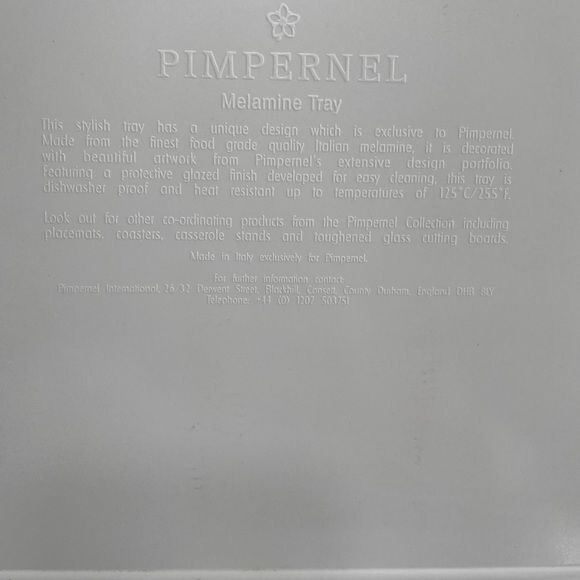 Tuscan Palette Pimpernel Melamine Sand Tray set