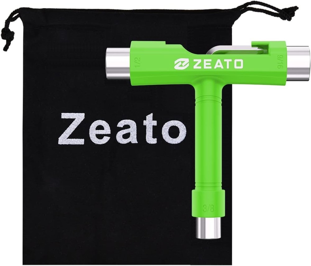 All-in-One Skate Tools Multi-Function Portable Skateboard T Tool Accessory wi...
