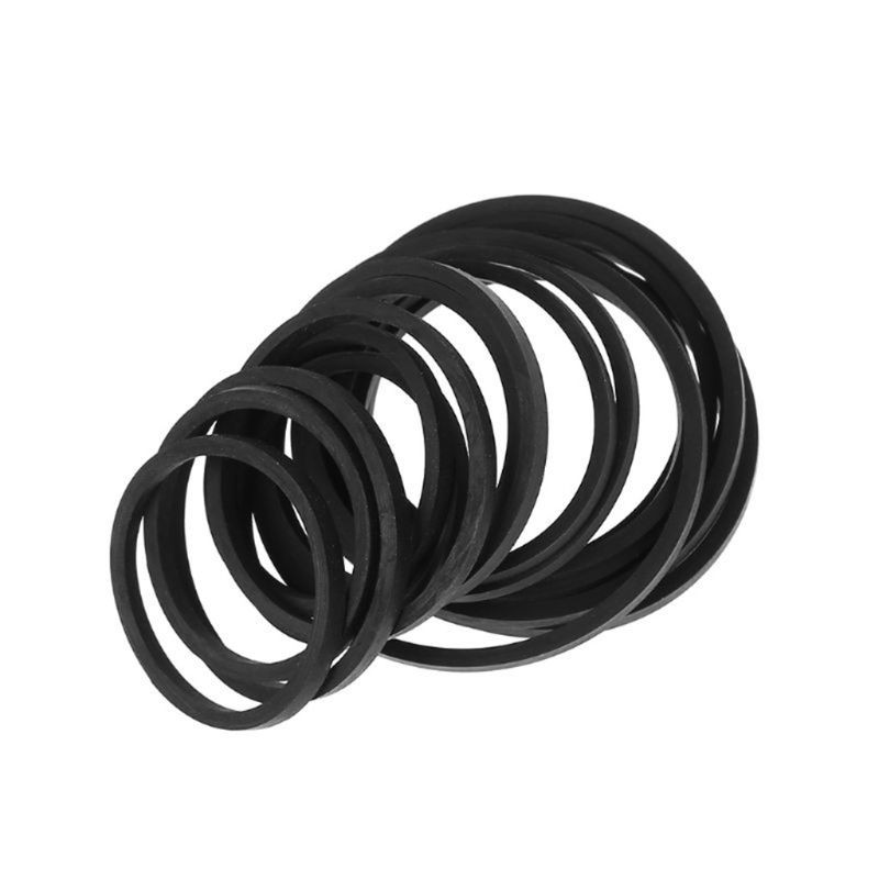 20Pcs 25-170mm Universal Assorted Common Square Rubber Belts