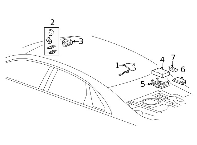 Genuine GM Communication Interface Module Bracket 84023483