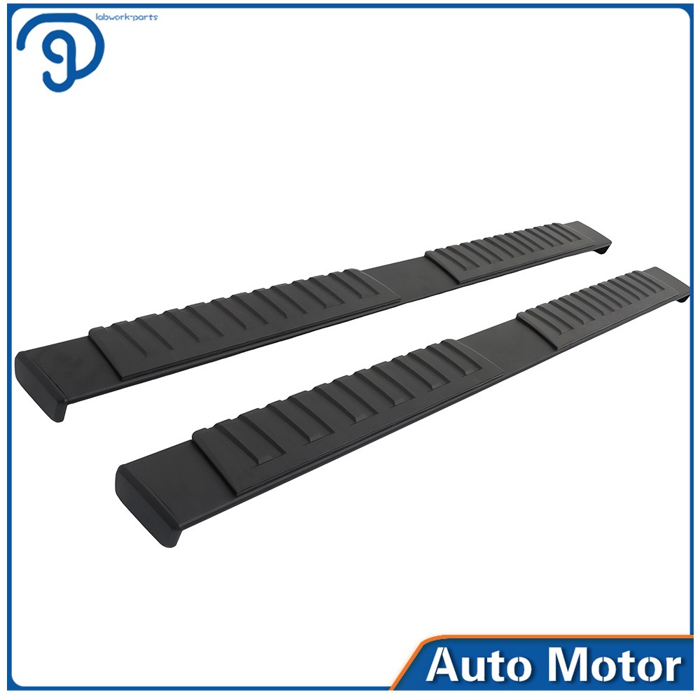 6" Running Boards For Chevy Silverado Double Cab 2007-2018 Side Step Nerf Bars
