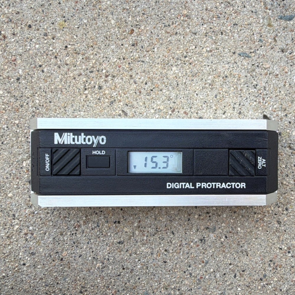 Mitutoyo Digital Protractor Pro 360 Rectangular Head Model 950-316