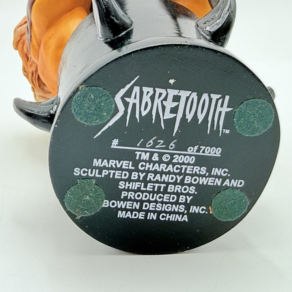 Bowen Designs Marvel Sabertooth Mini Bust Figurine 6” Tall IN BOX