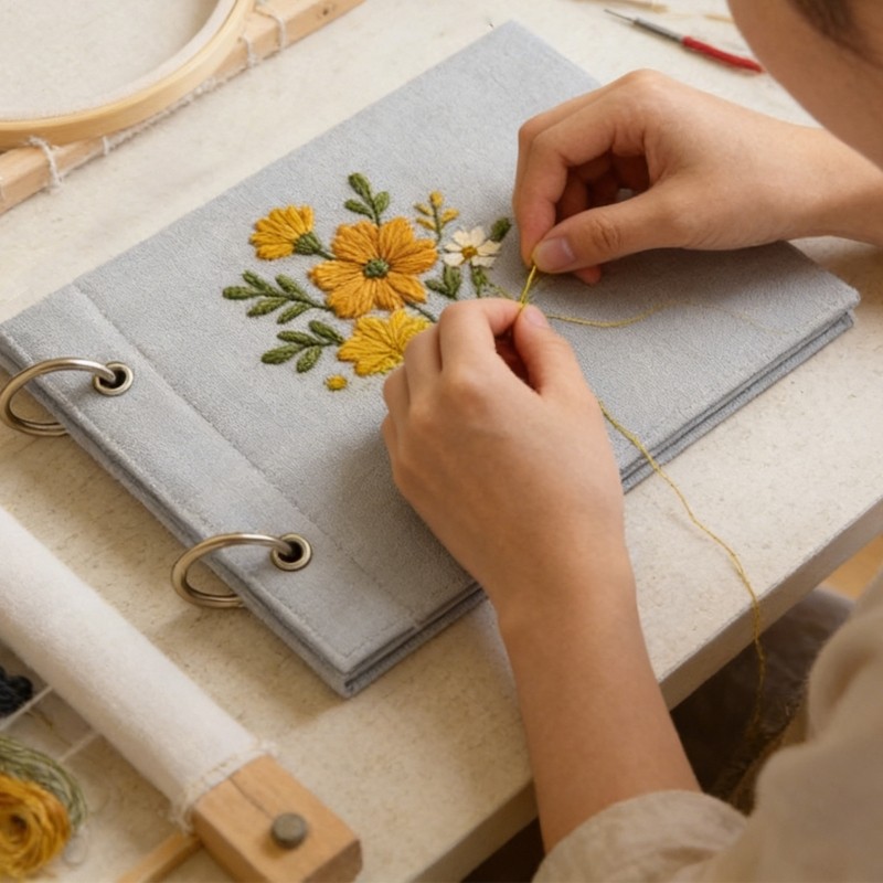 Creative Stitching DIY Set For Guide And Materials