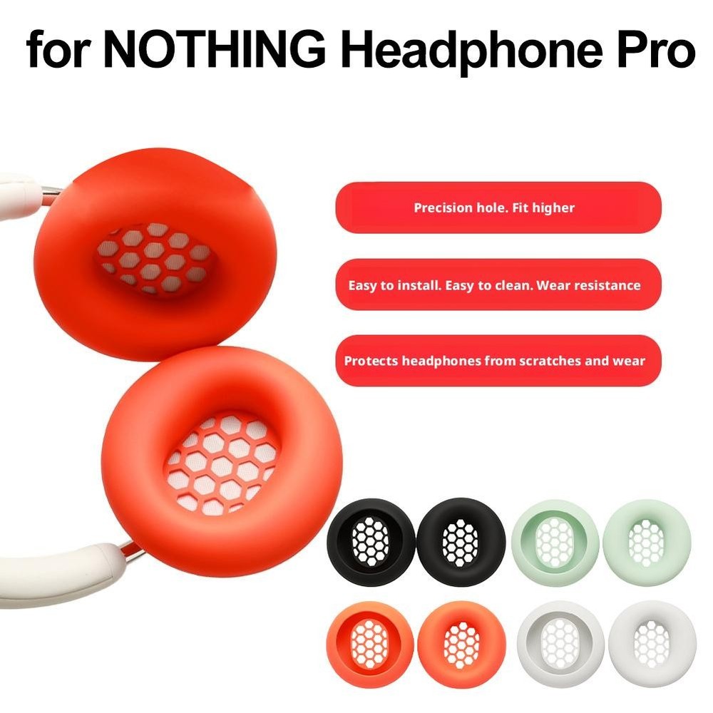 for CMF by NOTHING Headphone Pro Headphone Protective Case, Soft Silicone S E5N5
