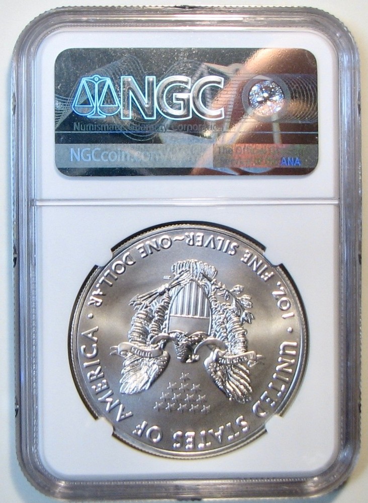 2018 S$1 Early Release Silver Eagle. NGC MS70.