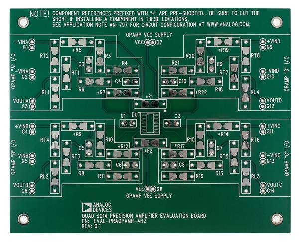 1Pcs EVAL-PRAOPAMP-4RZ
