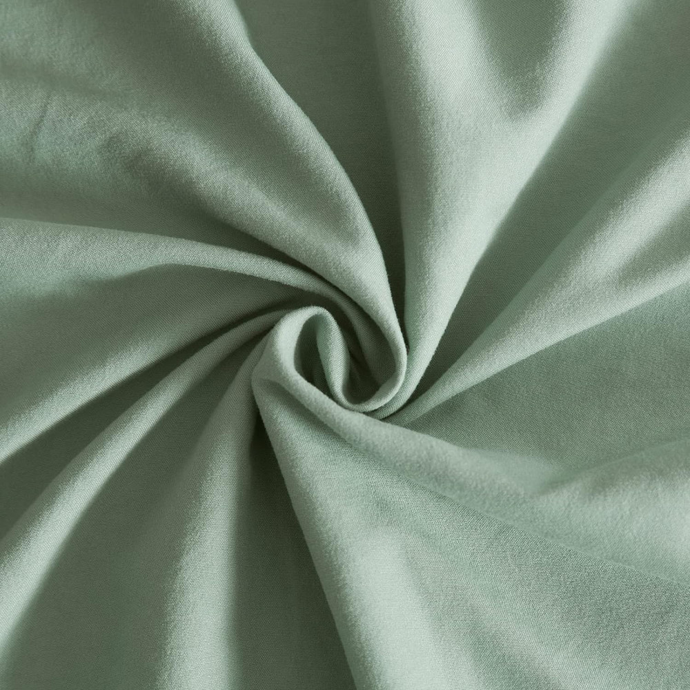 Sage Green Sheets for Queen Size Bed,4 Piece Cooling Sheets Queen Deep