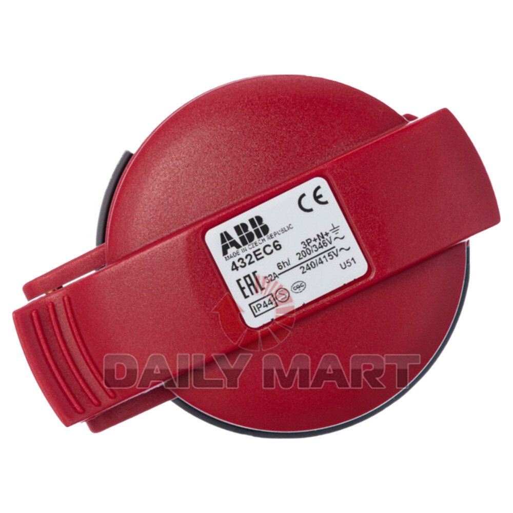 New In Box ABB 432EC6 Five-pole Mobile Industrial Socket