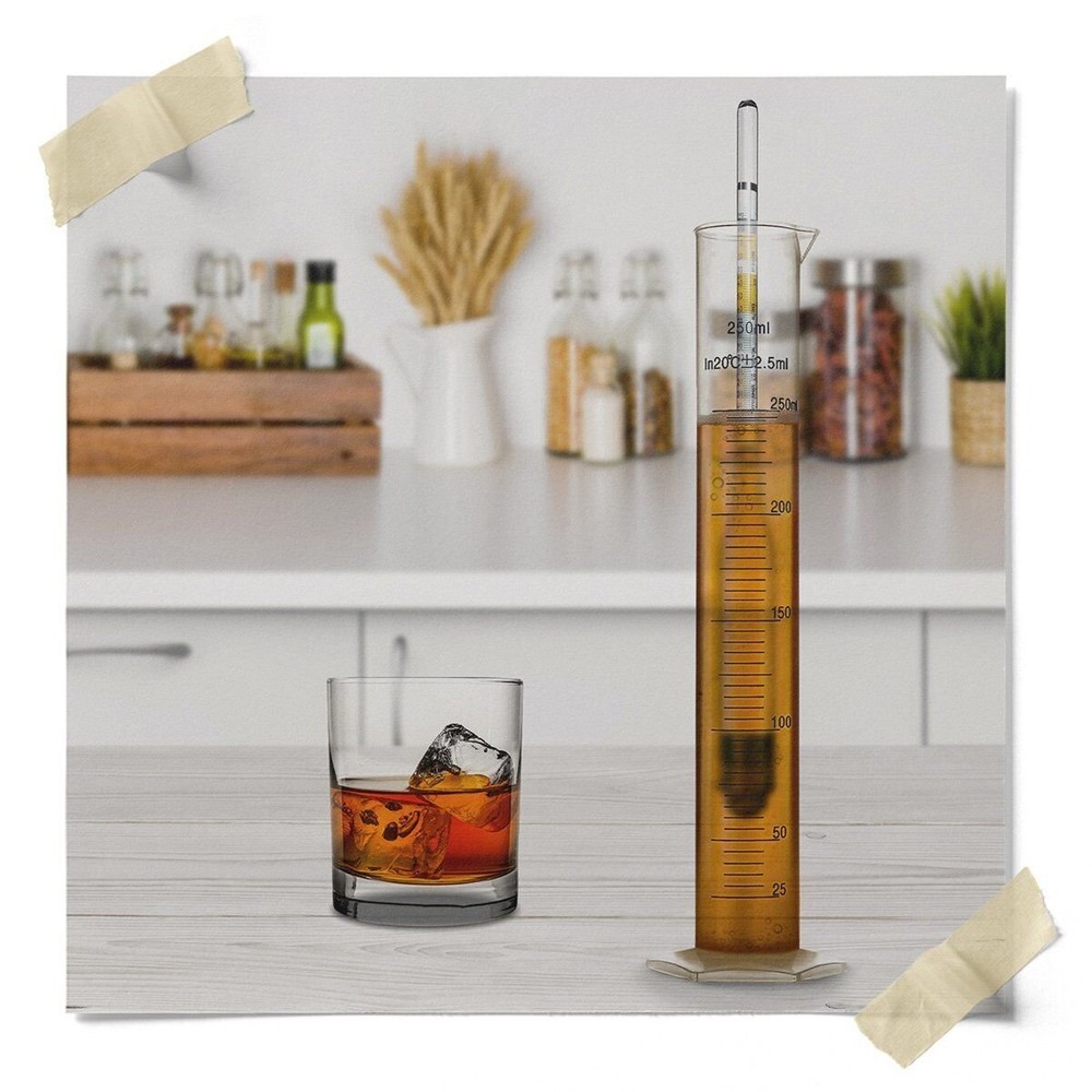 Proof & Tralle Hydrometer - Accurately Measure Alcohol Content
