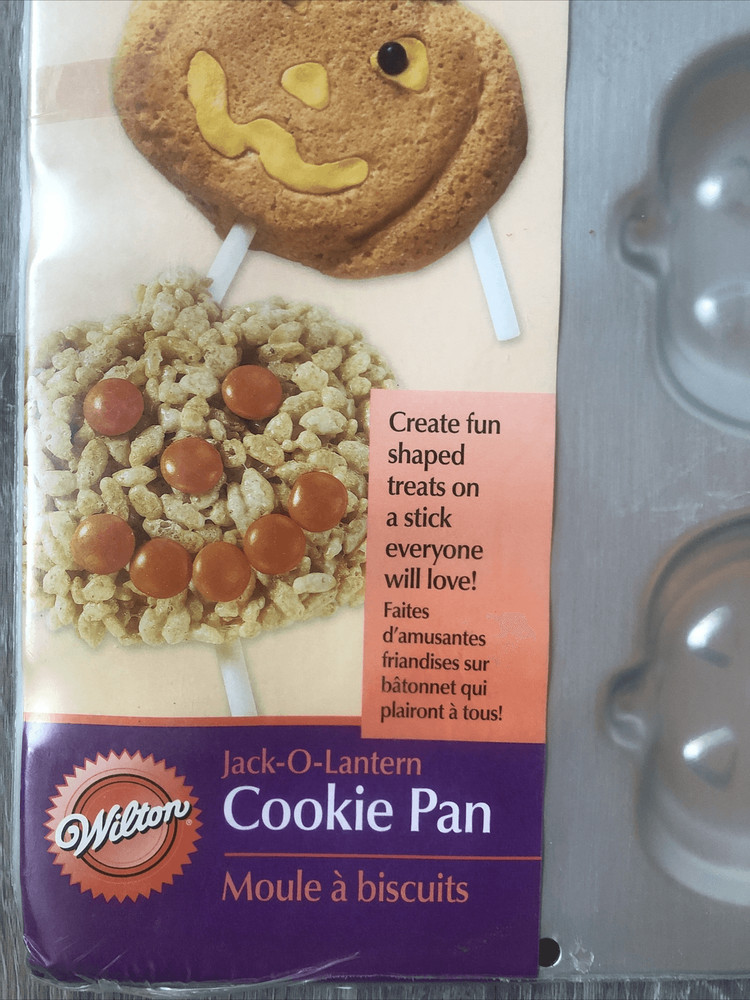 Baking-,Halloween-Wilton Jack-O-Lantern Cookie Pan 2006