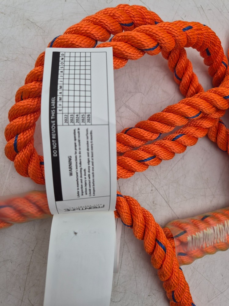 Frontline Premium Vertical Lifeline with Openable Rope Grab & Shock Pack