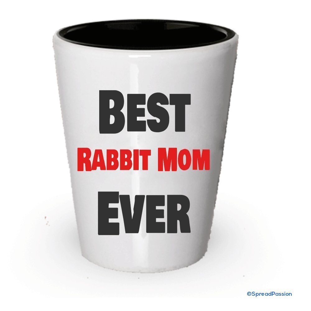 Best Rabbit Mom Ever Shot Glass (1)