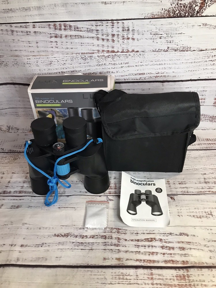 Lux By Shift 3 750 Outdoor UV Binoculars Ruby Colored Optics Built In Compass