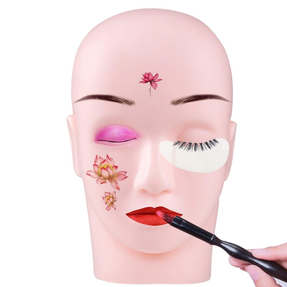 Eyelash Extensions Practice Mannequin Head, Cosmetology Training Mannequin Head