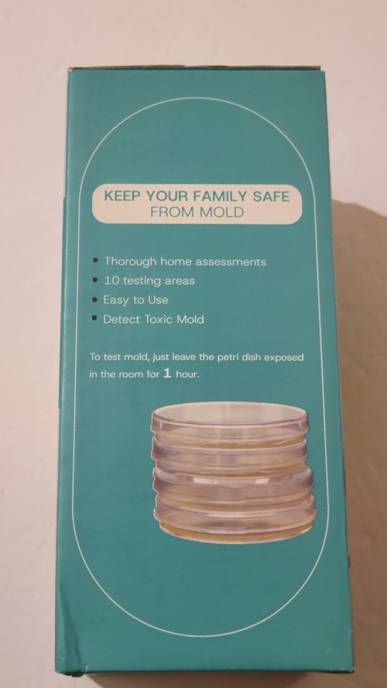 Easy DIY Mold Test Kit - 12 Tests, Results in 48 Hours, Includes Mold Guide