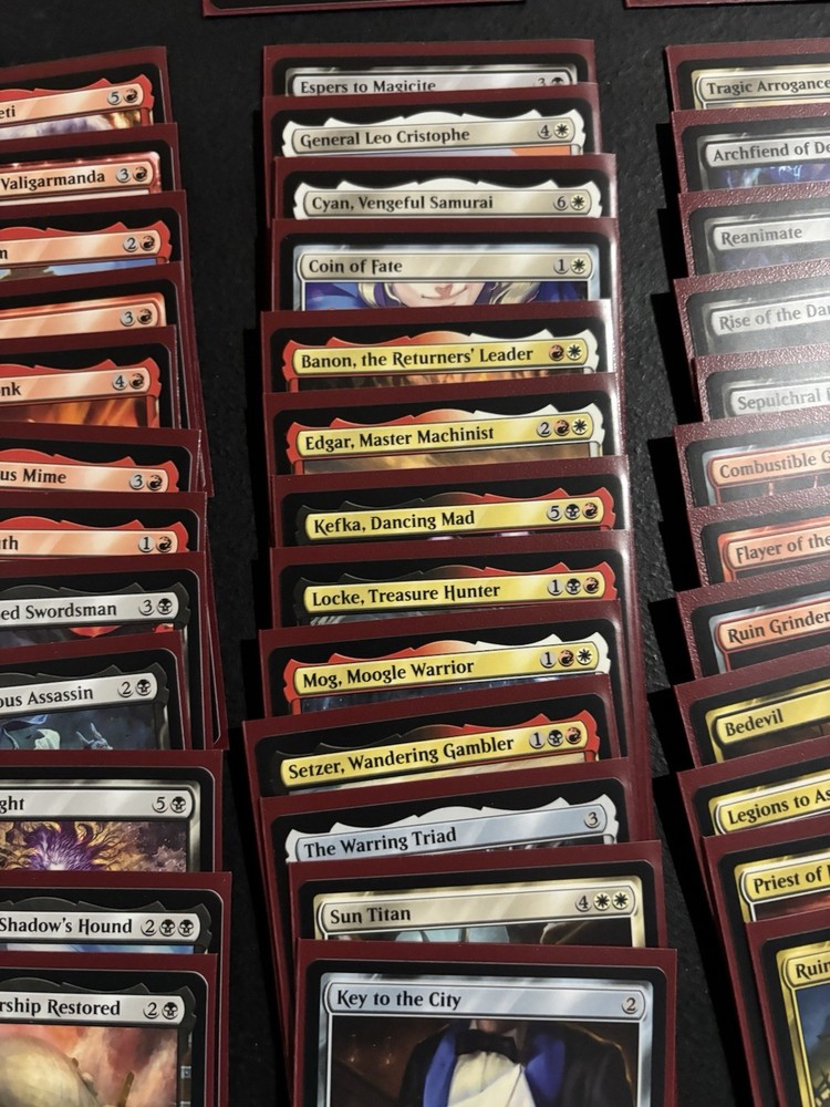 MTG Fallout & Final Fantasy Commander Decks | See Photos And Description